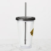 「金ゴールドのtouchを持った凶暴な魂」 アクリルタンブラー (右)