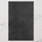 金ゴールドはさみ理容師シャルボードサービスメニュー チラシ (裏面)