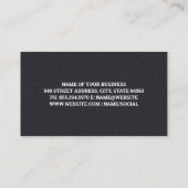 金ゴールドはさみ |炭素繊維 名刺 (裏面)