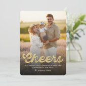 金ゴールドはっきりしたグリッタースタイリッシュ応援年明け写真 シーズンカード (スタンド正面)