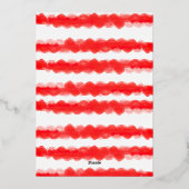 金ゴールドはっきりしたモダンフェスティバルレトロフレーム 箔シーズンカード (裏面)