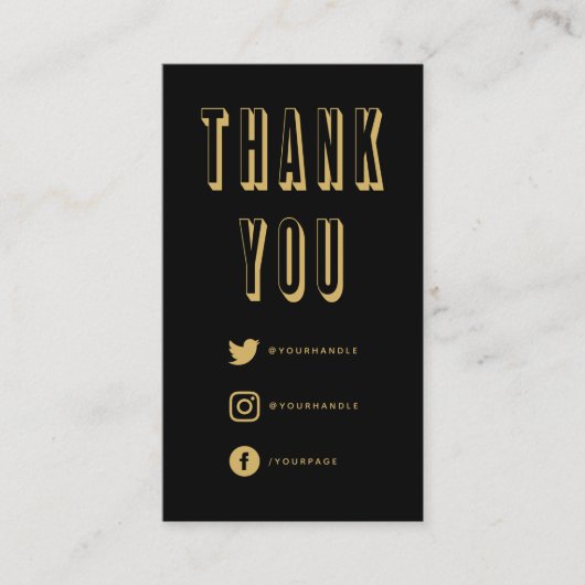 金ゴールドはっきりした感謝していエンクロージャカード エンクロージャーカード (正面)