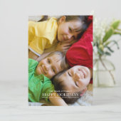 金ゴールドはっきりした・ホリデー・カード シーズンカード (スタンド正面)