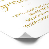 金ゴールドはキラキラのスパーカーで結婚始まった ポスター (角)