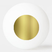 金ゴールドはテンプレートを消します 卓球ボール (裏面)