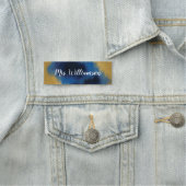 金ゴールドはビジネス専門の従業員の先生を空想します 名札 (インサイチュ)