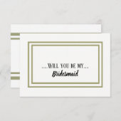 金ゴールドは僕の花嫁介添人になる 招待状 (正面/裏面)