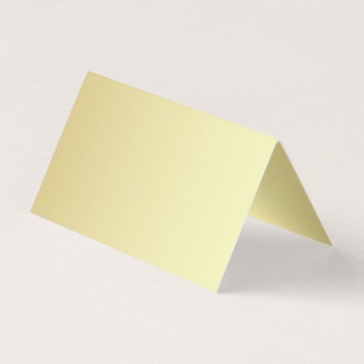 金ゴールドは名刺を折りました 名刺 (裏面)