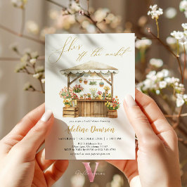 金ゴールドは市場のブライダルシャワーの招待状から外れている 招待状