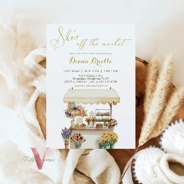 金ゴールドは市場のブライダルシャワーの招待状から外れている 招待状