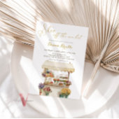 金ゴールドは市場のブライダルシャワーの招待状から外れている 招待状