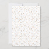 金ゴールドは私あなたなしで上がりました"結び目を"結ぶことができません 招待状 (裏面)