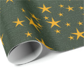 金ゴールドは緑 ラッピングペーパー (ロールコーナー)