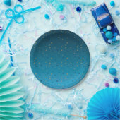 金ゴールドは青く星を出す。 ペーパープレート (パーティー)