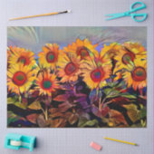 金ゴールドひまわりコレクシエレガントョン 薄葉紙 (クラフト)