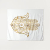 金ゴールドひまわりハンザハンド タペストリー (正面(横))