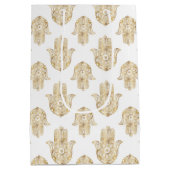 金ゴールドひまわりハンザハンド ミディアムペーパーバッグ (裏面)