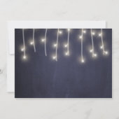 金ゴールドひまわり素朴な黒板卒業 招待状 (裏面)