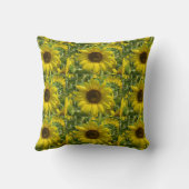 金ゴールドひまわり野枕 クッション (裏面)