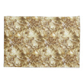 金ゴールドぶどう葉 枕カバー (裏面)