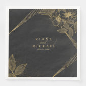 金ゴールドほこり結婚とアウトラインの黒/Gld ID835 (正面)