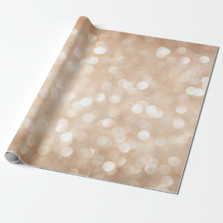 金ゴールドぼやけグリッターの背景，クリスマス ラッピングペーパー