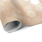 金ゴールドぼやけグリッターの背景，クリスマス ラッピングペーパー (ロールコーナー)