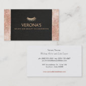 金ゴールドまつ毛セクフェイクシン 名刺 (正面/裏面)