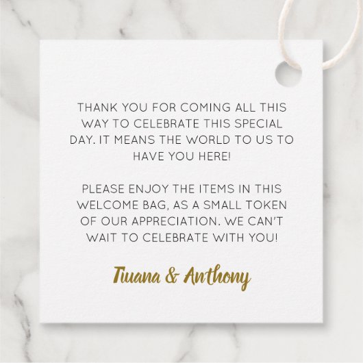 金ゴールドようこそラスベガス抱き枕結婚ズ フェイバータグ (裏面)