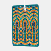 金ゴールドアイコンモザイクメタルスクエアオーナメント メタルオーナメント (正面左)