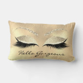 金ゴールドアイズメイクアップラッシュハローゴスチャンパイニュ ランバークッション (裏面)