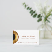 金ゴールドアイリスのアイスクリームリマインダー 予約カード (スタンド正面)