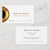 金ゴールドアイリスのアイスクリームリマインダー 予約カード (正面/裏面)