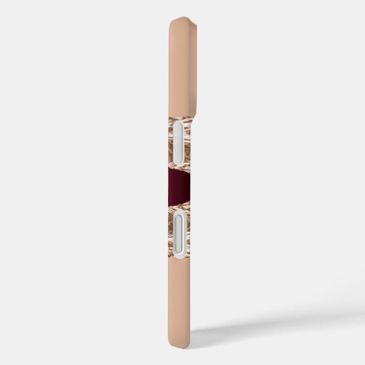 金ゴールドアガート大理石名文字 Case-Mate iPhoneケース (裏面 / 右)