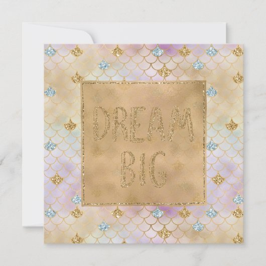 金ゴールドアクアグリッタードリームパープルマーメイド (正面)