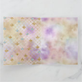 金ゴールドアクアグリッタードリームパープルマーメイド カード (内部)