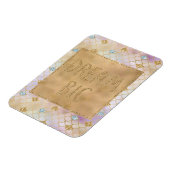 金ゴールドアクアグリッタードリームパープルマーメイド マグネット (左側)