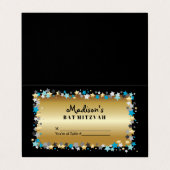 金ゴールドアクア金ゴールドスターバーバルミツワーテーブル席 名刺 (外部フラット)