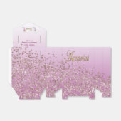 金ゴールドアクエリアス&バラ金ゴールドグリッター誕生日 フェイバーボックス (折り畳みなし)