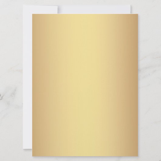 金ゴールドアクセントカエレガントトリックバプテスマ証明書 (裏面)