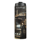 金ゴールドアクセント付きセミトラックトンネル灯 タンブラー (正面)