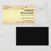 金ゴールドアクセント 名刺 (正面/裏面)