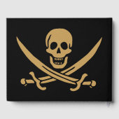 金ゴールドアステカスカル&カトラスパイレーツカリコジャック ゲストブック (裏面)