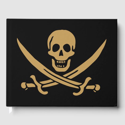 金ゴールドアステカスカル&カトラスパイレーツカリコジャック ゲストブック (正面)