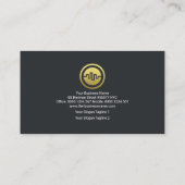 金ゴールドアップトレンド株式グラフ財務コンサルタント 名刺 (裏面)