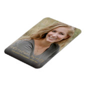 金ゴールドアドベンチャーが卒業写真マグネットを待つ マグネット (左側)