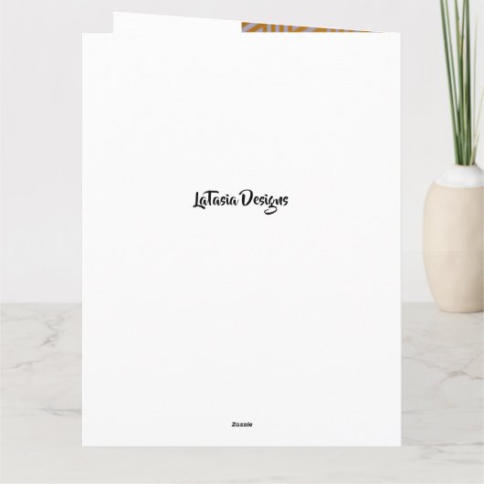 金ゴールドアフリカ系アメリカ人カップル記念日カード カード (裏面)