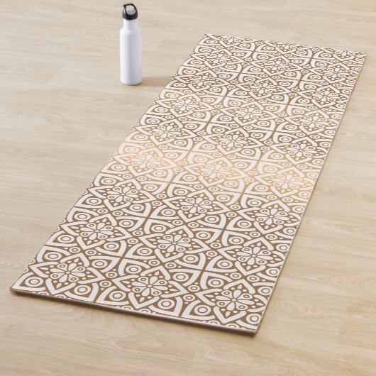 金ゴールドアラビア模様 ヨガマット (インサイチュ)