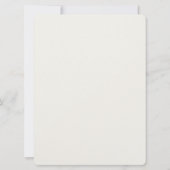 金ゴールドアラビア語モダン英クラシック語 招待状 (裏面)