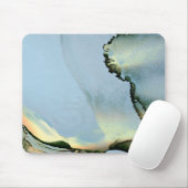 金ゴールドアルコールインク マウスパッド (マウス)